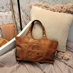 Tory Burch Bombe Leather Tote